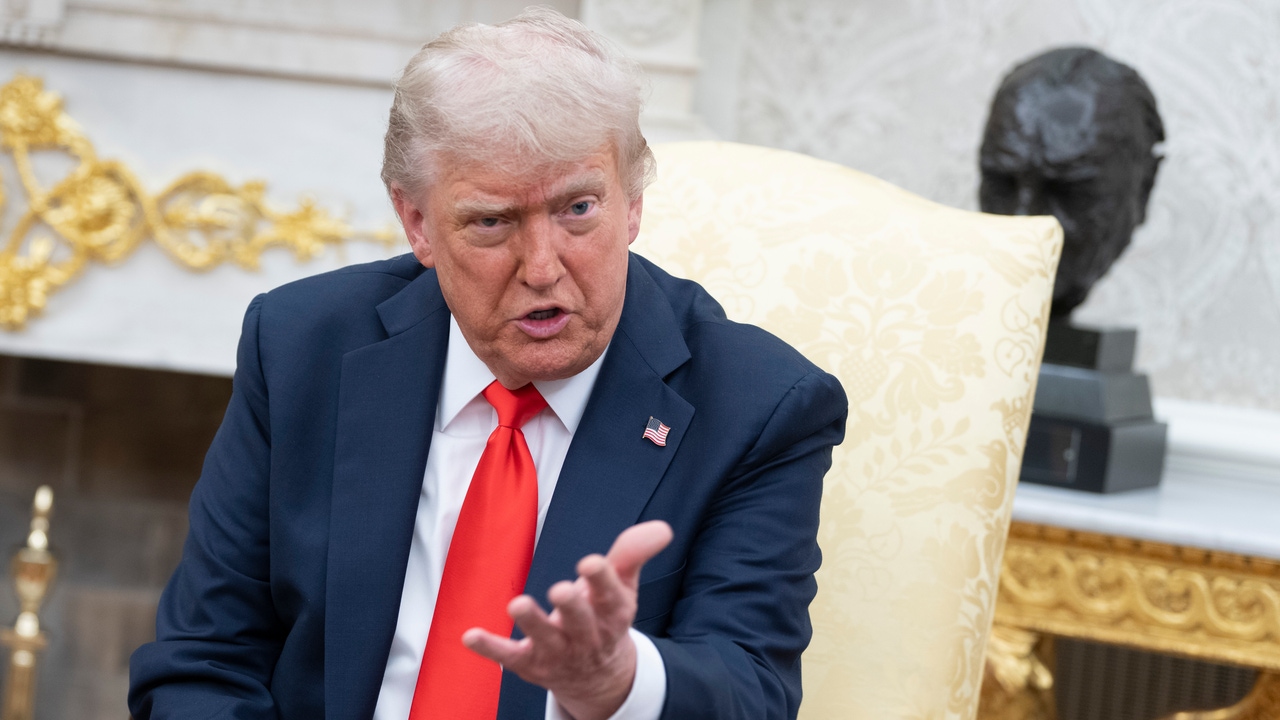 “I will sanction the two if they don’t stop war. And I will be very hard” “I will sanction the two if they don’t stop war. And I will be very hard”