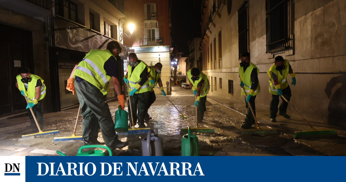 Pamplona applies the non -slip of confinement